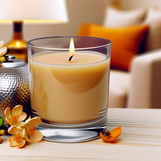 Bougie Artisanale senteur Fleur d'Oranger