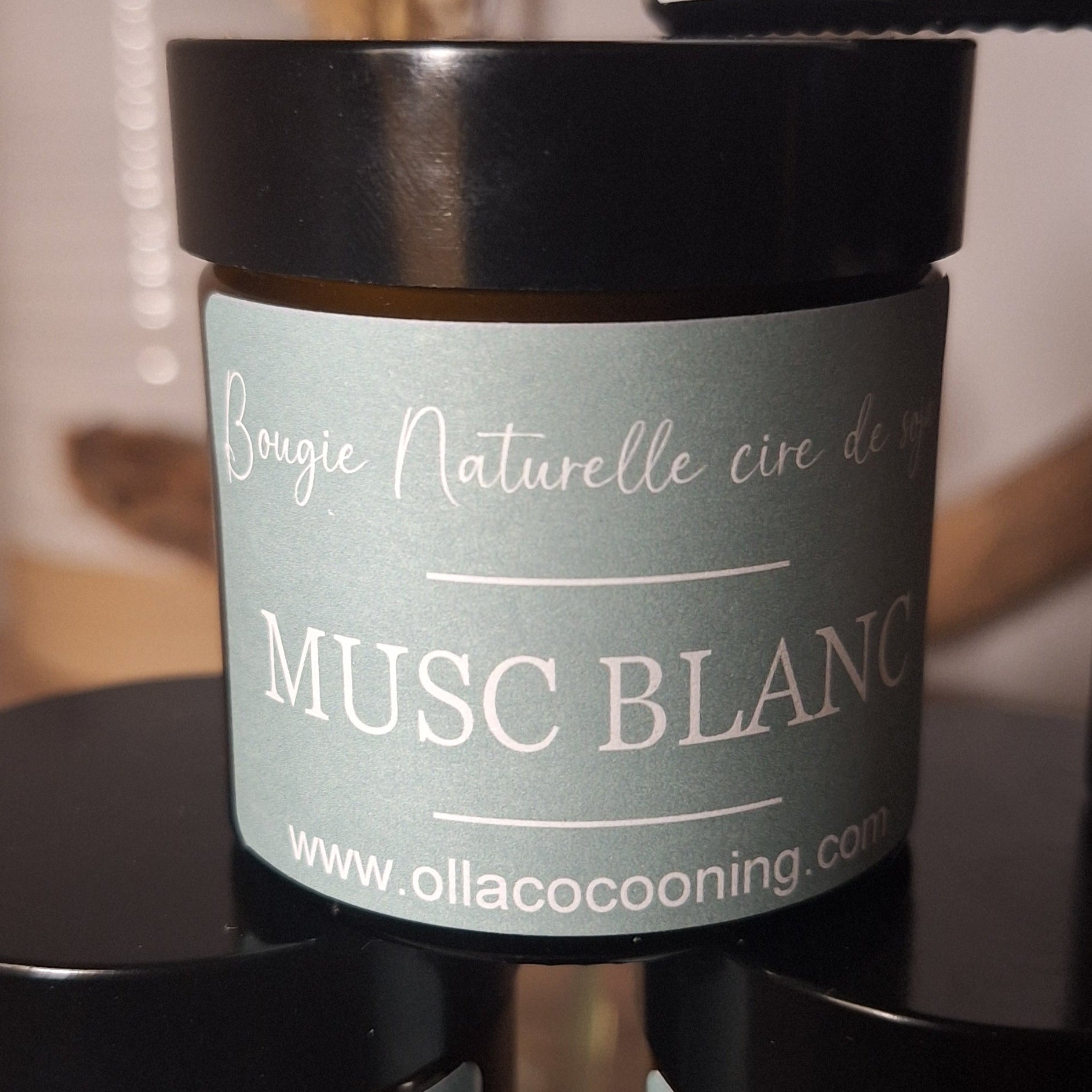 Bougie Artisanale Musc Blanc Olla Cocooning