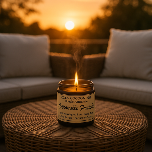 Bougie Artisanale senteur Citronelle